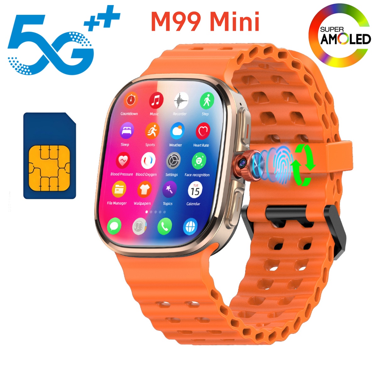 Sim Card Tool - M99 Mini Smartwatch 5G Android 13.0