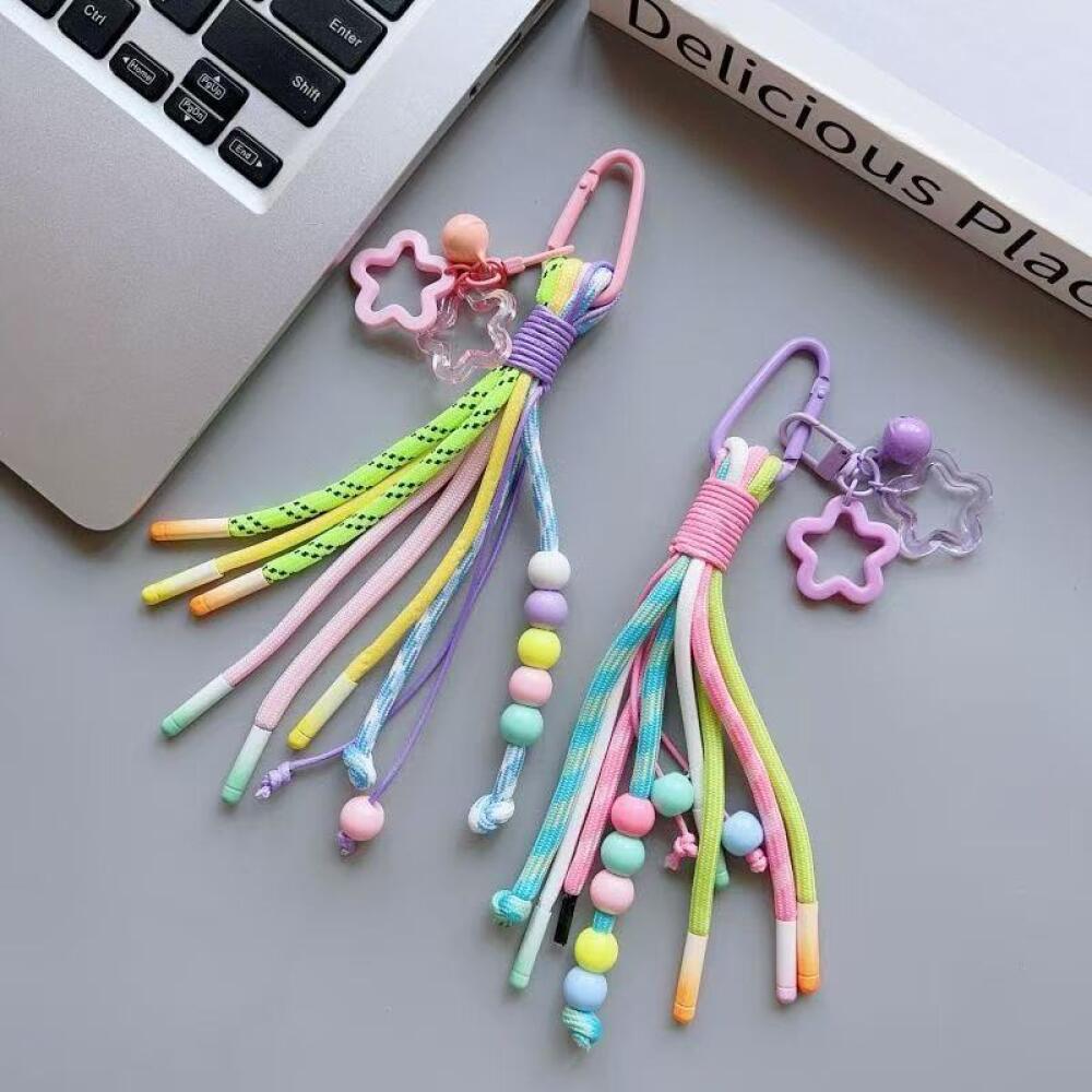 Phone Accessories For Boys - Kolorowe Modne Tkane Zawieszki do Telefonu