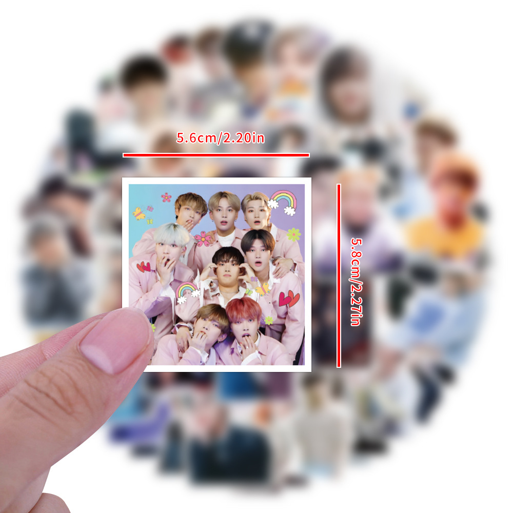 Phone Accessories For Boys - 10/55/110 SZTUK Naklejek Kpop Koreańska Grupa