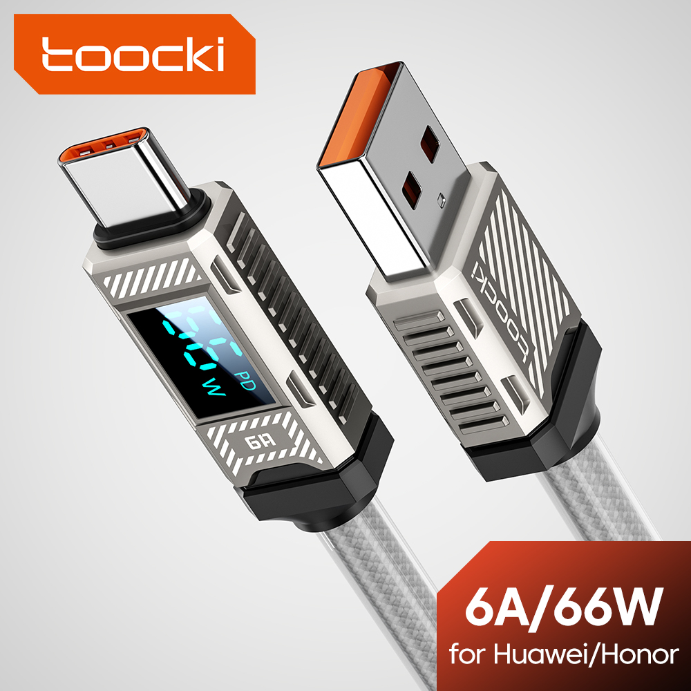 Usb Data Cable - Kabel USB-C Toocki PD 66W 6A