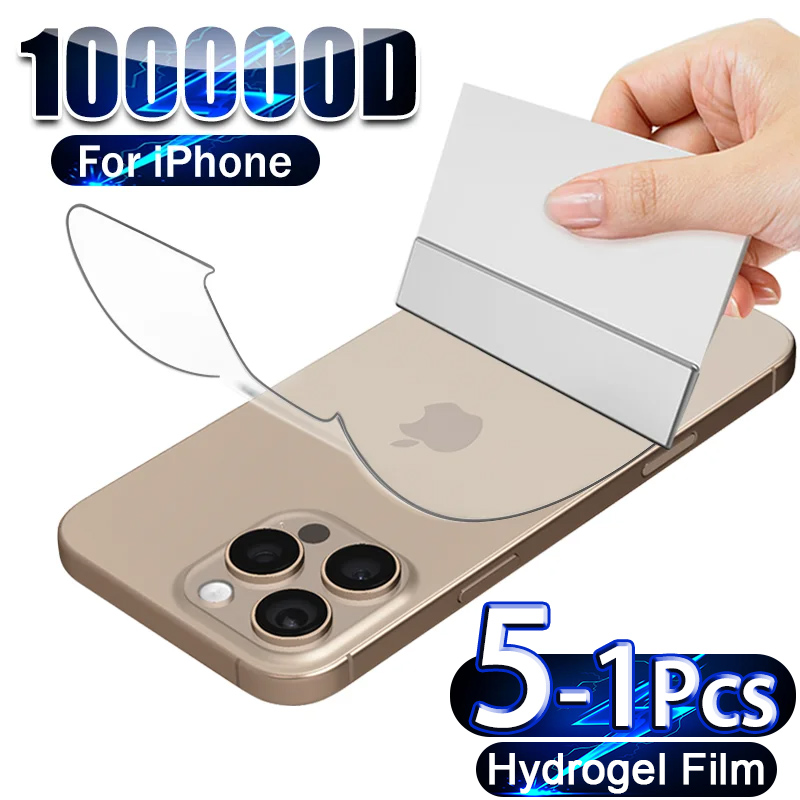 Phone Accessories Online - 5-1szt Folia hydrożelowa do iPhone'a 16