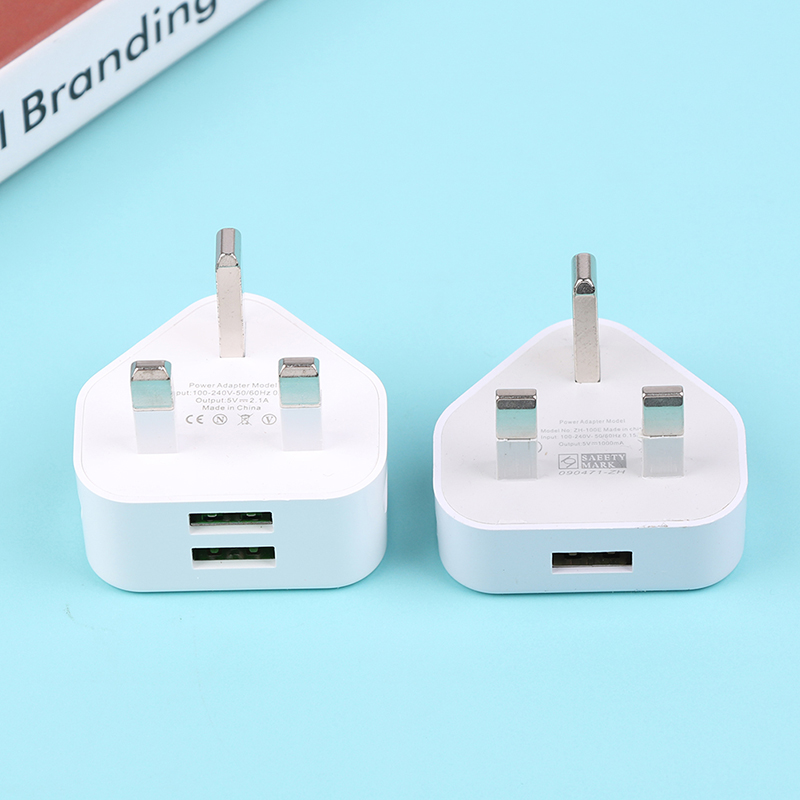 Phone Accessories Online - Uniwersalna wtyczka brytyjska 3-pinowa ładowarka ścienna