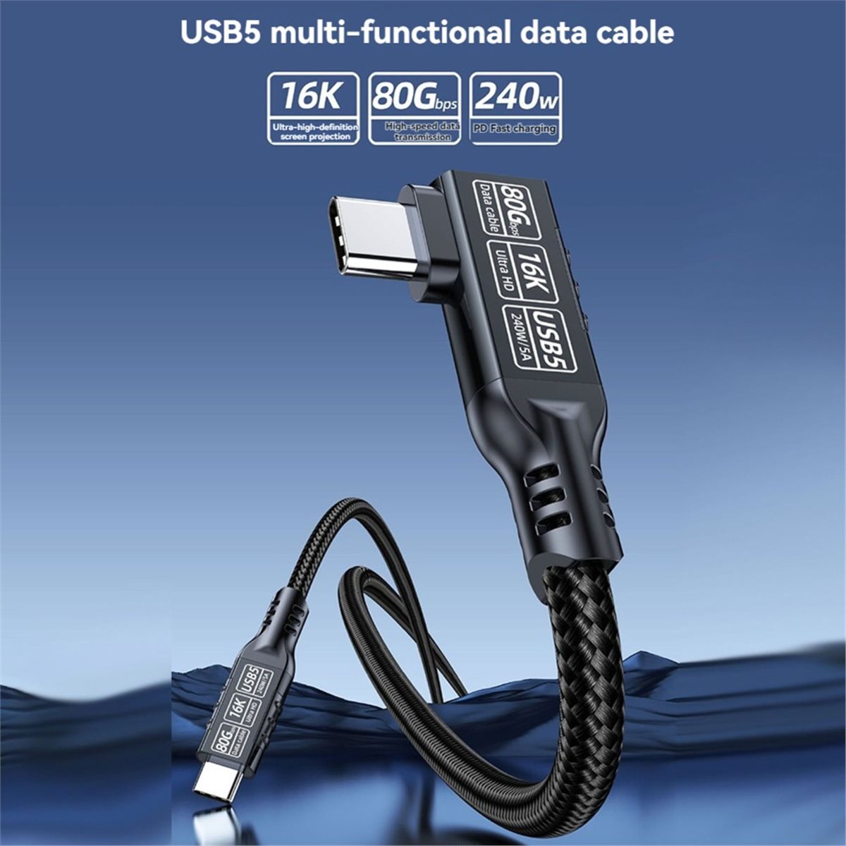 Usb Data Cable - aktualizacja. Kabel Thunderbolt 5 Type C