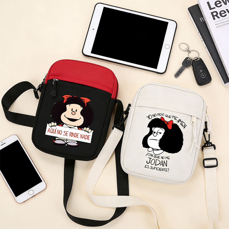 Phone Accessories For Boys - Torba na ramię z motywem Mafaldy,