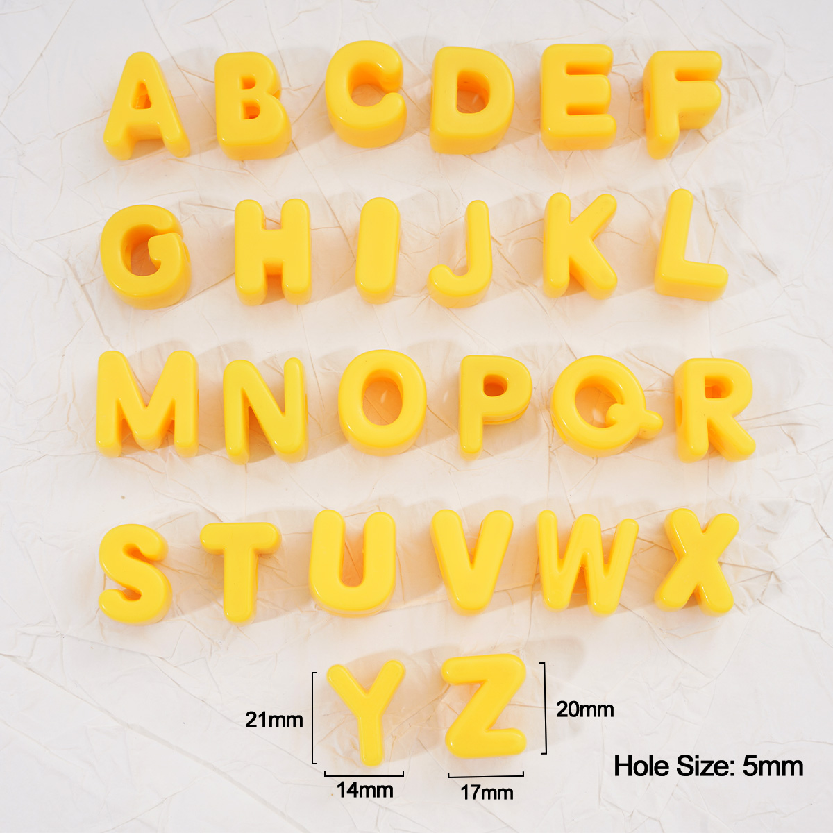 2/20 szt. Żółte akrylowe koral – Yellow Phone Accessories recenzja i cena