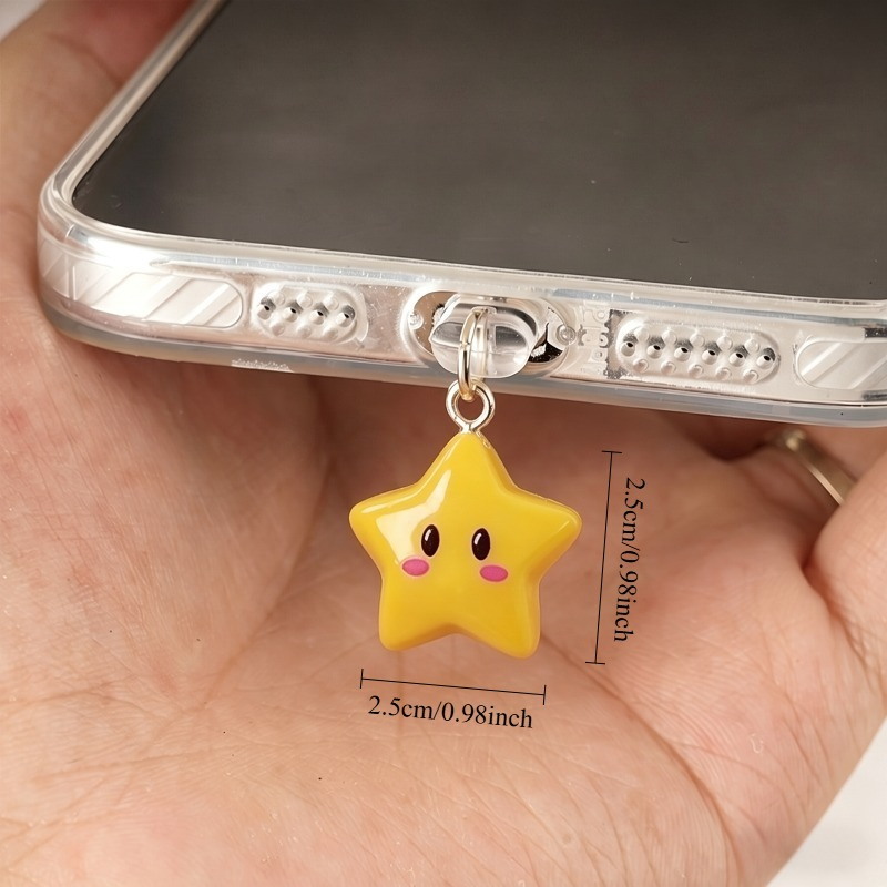 Urocza żółta gwiazdka 3D jako  – Yellow Phone Accessories recenzja i cena