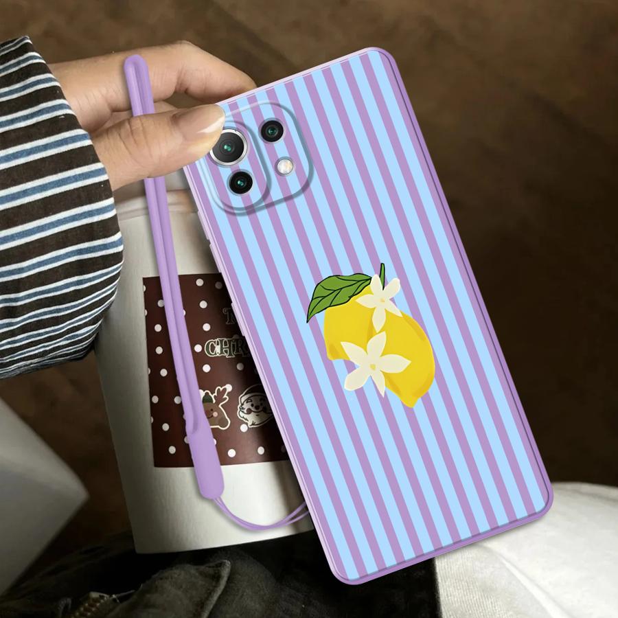Etui z wzorem w paski Lemon Co – Xiaomi Phone Accessories recenzja i cena