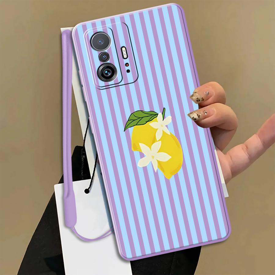 Etui z wzorem w paski Lemon Co – Xiaomi Phone Accessories recenzja i cena