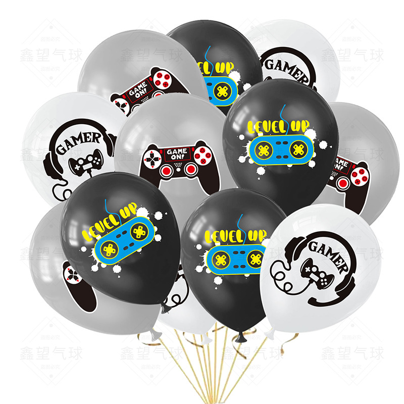 10/30 szt. Czarne białe balony – Gaming Controller Phone recenzja i cena