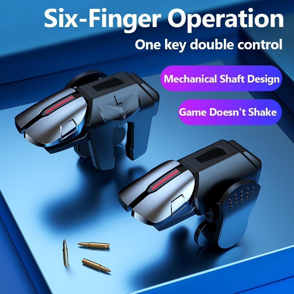 2 szt. 6-palcowe spusty do gie – Gaming Controller Phone recenzja i cena